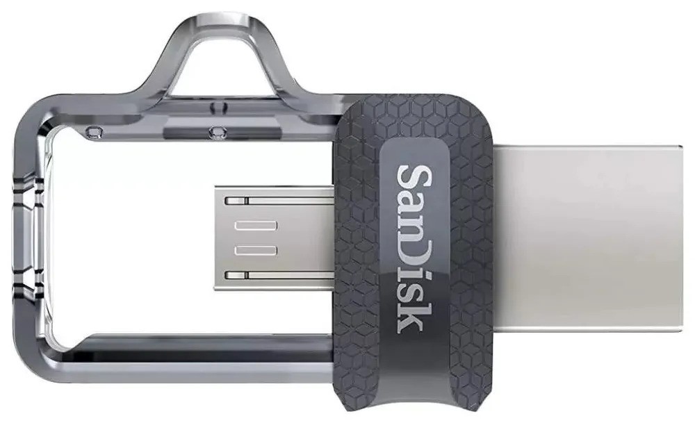 Флеш-накопитель SanDisk Ultra Dual Drive (64 ГБ, черный)