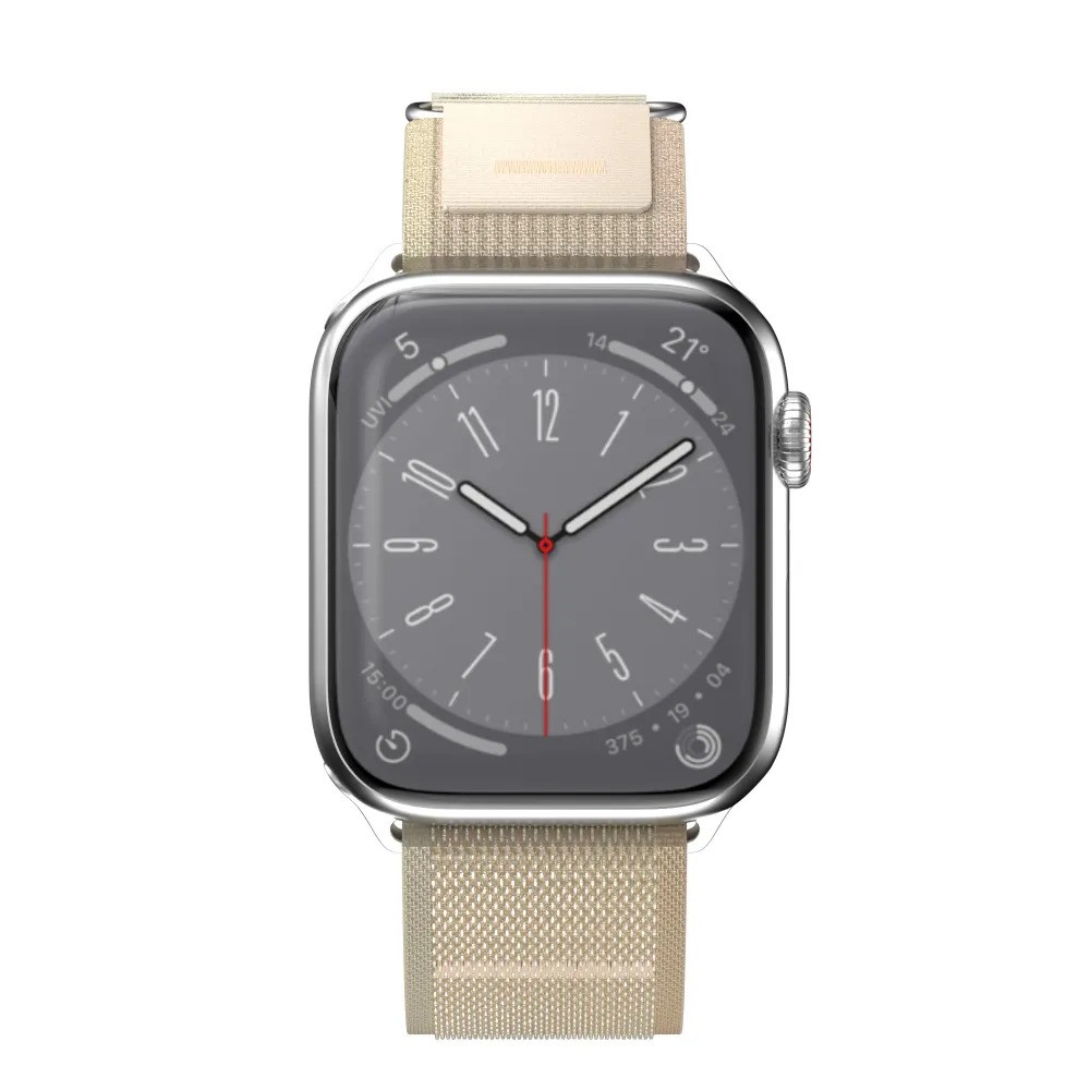 Ремешок для часов SwitchEasy SAW459161SI23 Flex Woven Nylon Watch Loop (для Apple Watch 42/44/45/49mm, бежевый)