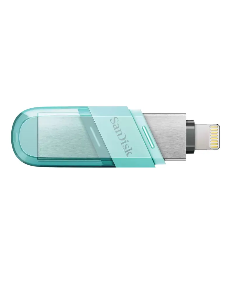 Флеш-накопитель SanDisk iXpand Flash Drive Flip (128 ГБ, мятный)