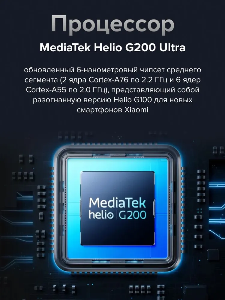 Смартфон Xiaomi Redmi Note 15 Pro 8/256 (черный)