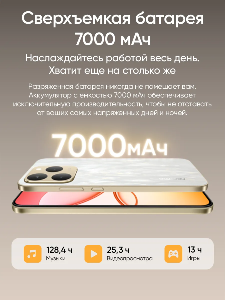Смартфон Realme 15T 12/526 (темно-серый)
