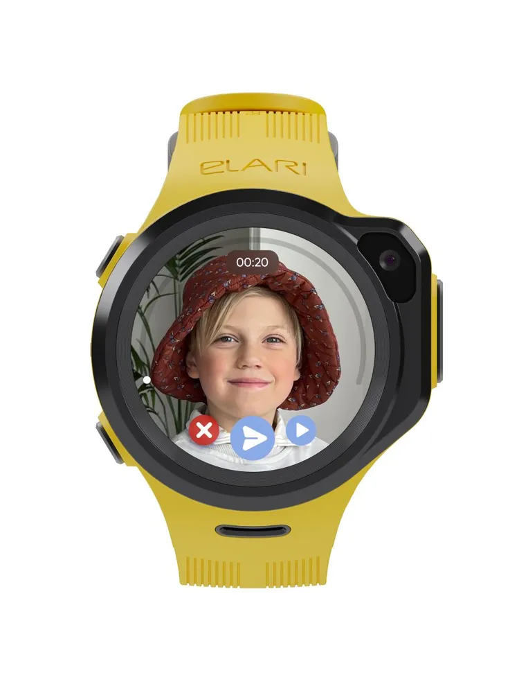 Детские умные часы Elari 4GR M (желтый)