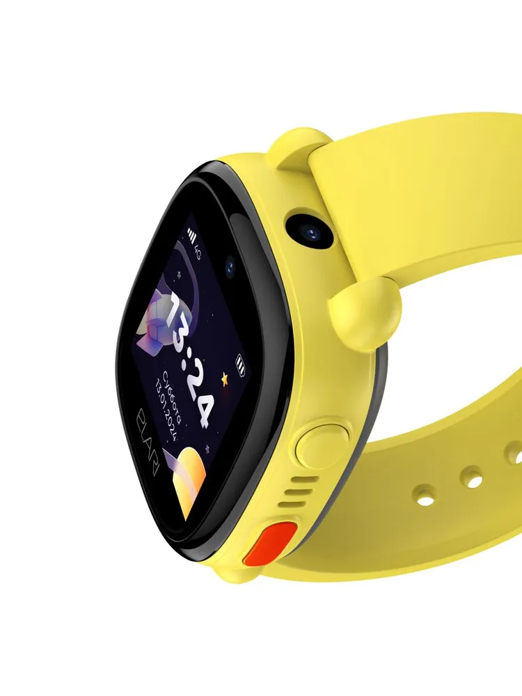 Детские умные часы Elari 4G Lite (желтый)