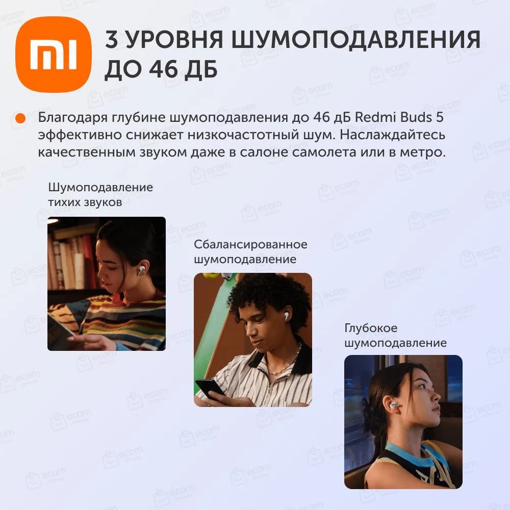 Беспроводные наушники Redmi Buds 5 (черный)