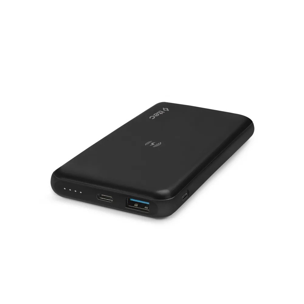 Внешний аккумулятор TTEC PowerSlim Pro W QI/PD/QC 3.0 10000 mAh (черный)