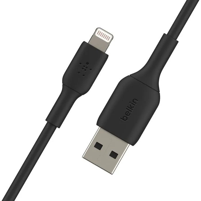 Кабель Belkin BoostCharge USB-A to Lightning Cable (1 м, черный)