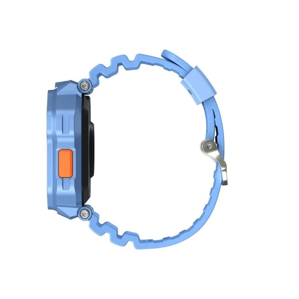 Детские умные часы Elari KidPhone Techno 4G (голубой)