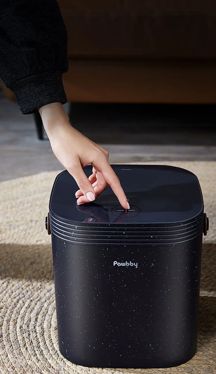 Контейнер для корма домашних животных Pawbby Smart Auto-Vac Pet Food Container (черный)