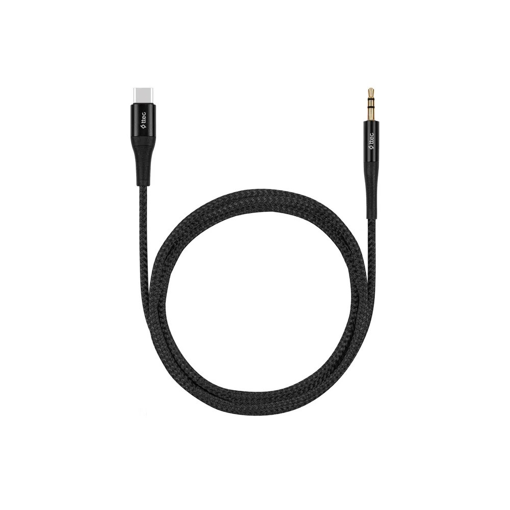 Кабель TTEC Aux - USB-C Cable (1м, черный)