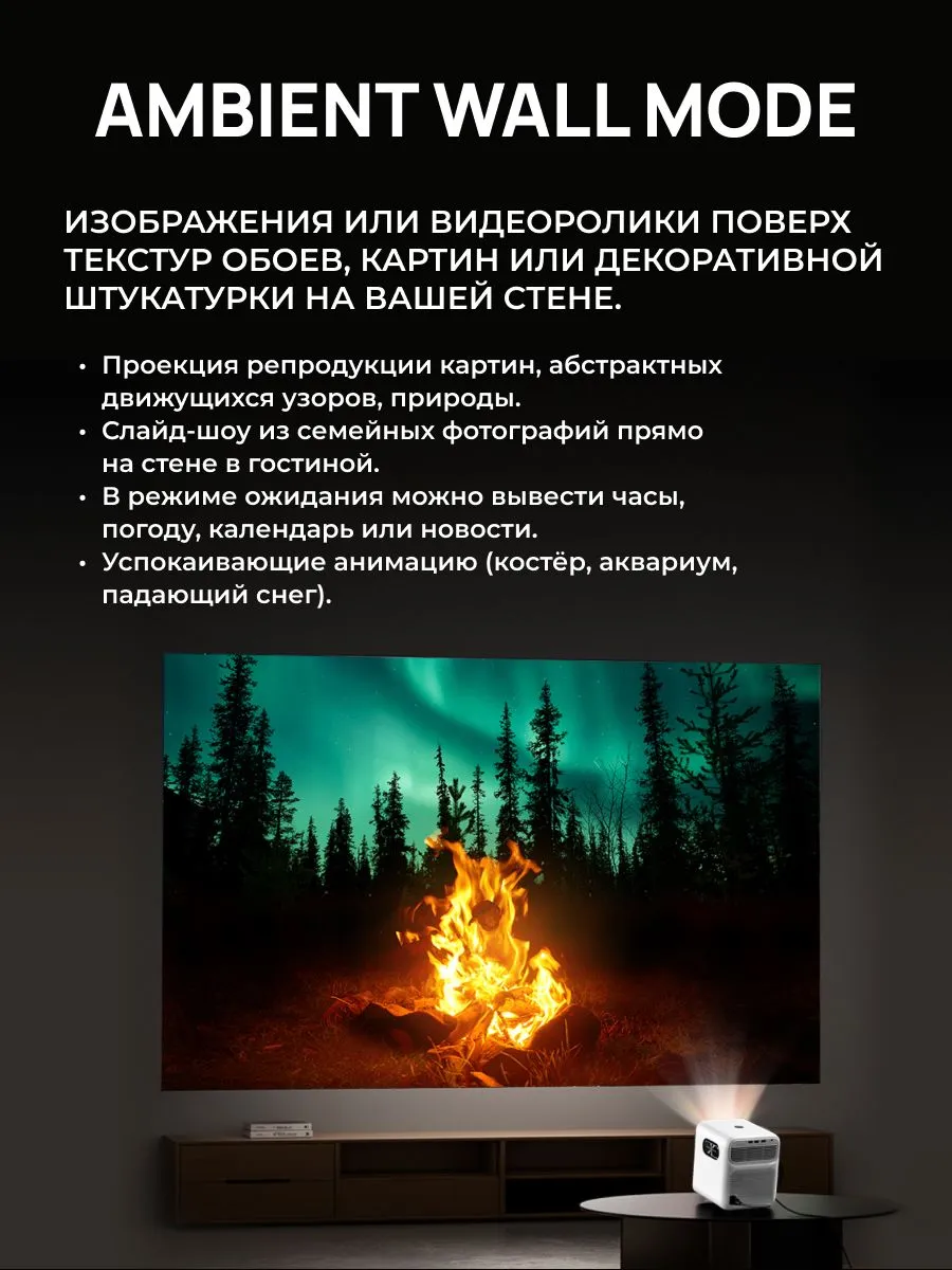 Проектор Wanbo Projector Mozart 1 Pro (темно-синий)