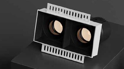 Рамка для встраиваемого светильника Yeelight Pro U (двойная, квадрат, под шпаклевку)