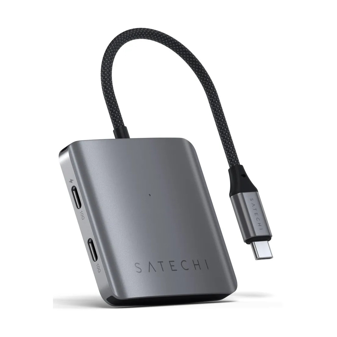 Хаб Satechi 4-Port USB-C 3.2 Gen 2 Hub with Power Delivery (серый)