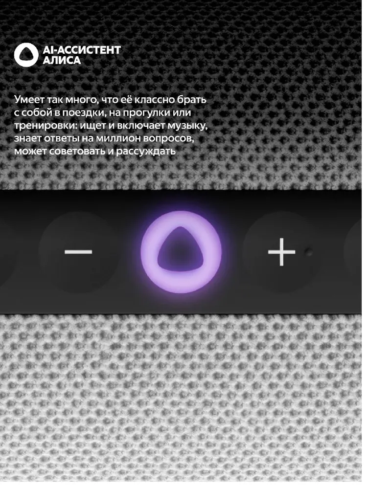 Умная колонка Яндекс Станция Стрит (с Алисой, серый)