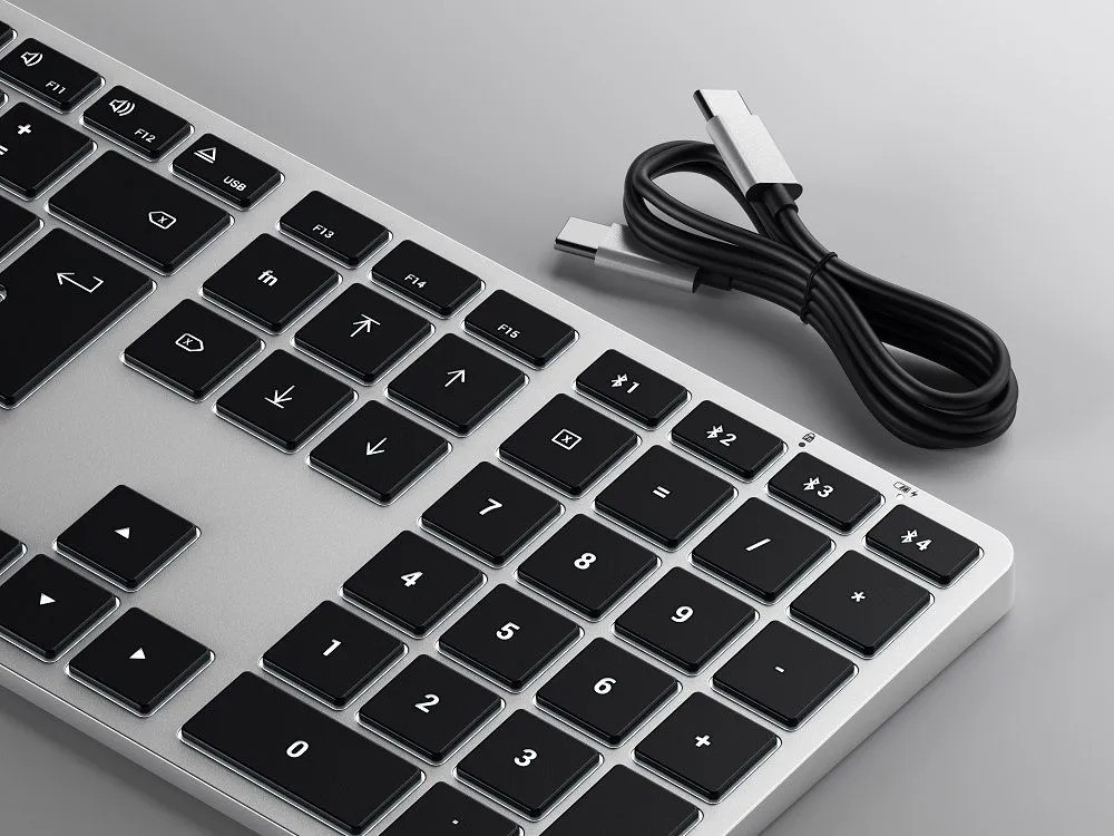 Клавиатура беспроводная Satechi Slim X3 (серебристый)