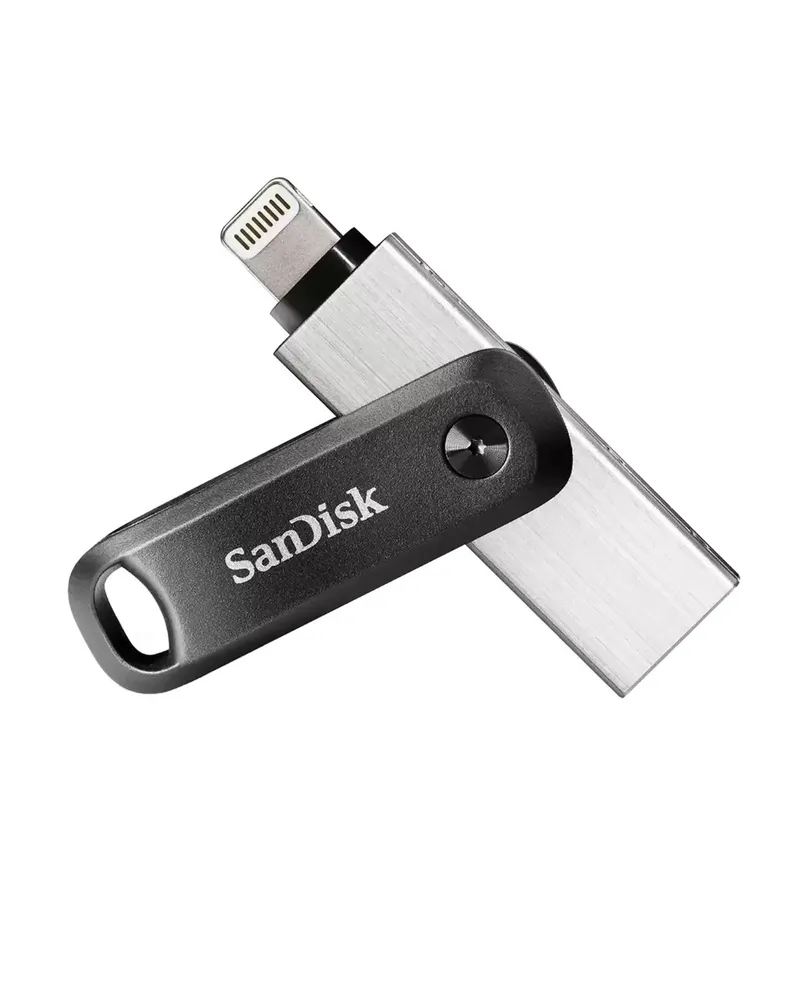 Флеш-накопитель SanDisk iXpand Go (128 ГБ, черный)