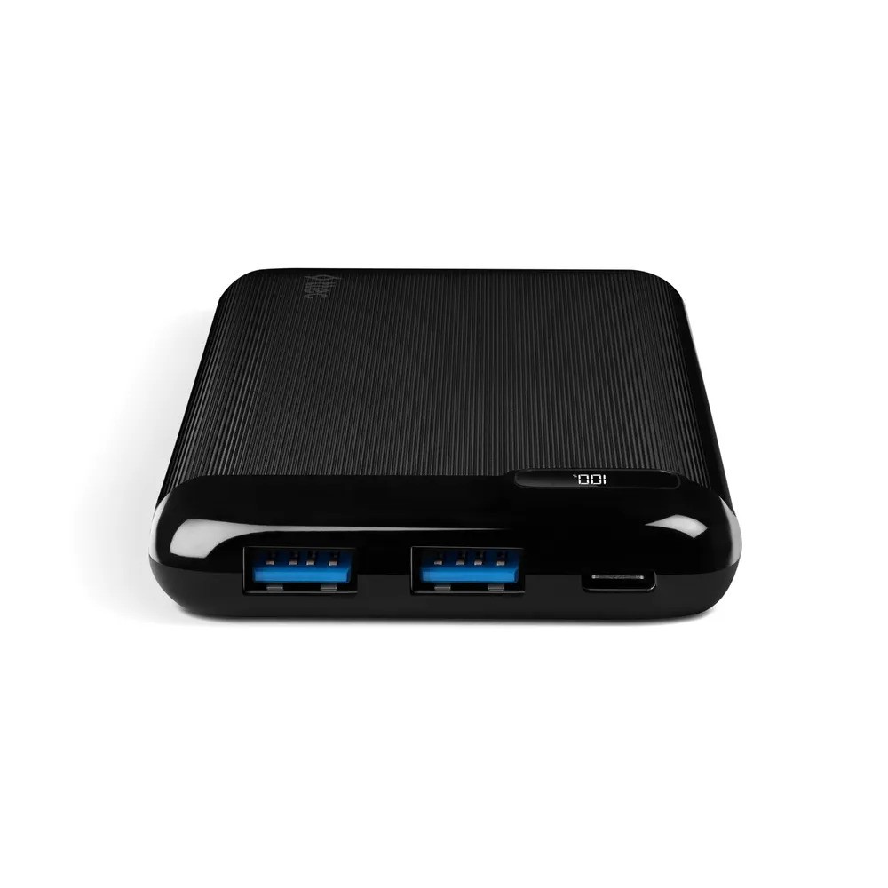 Внешний аккумулятор TTEC PowerSlim LCD PD 10000 mAh (черный)