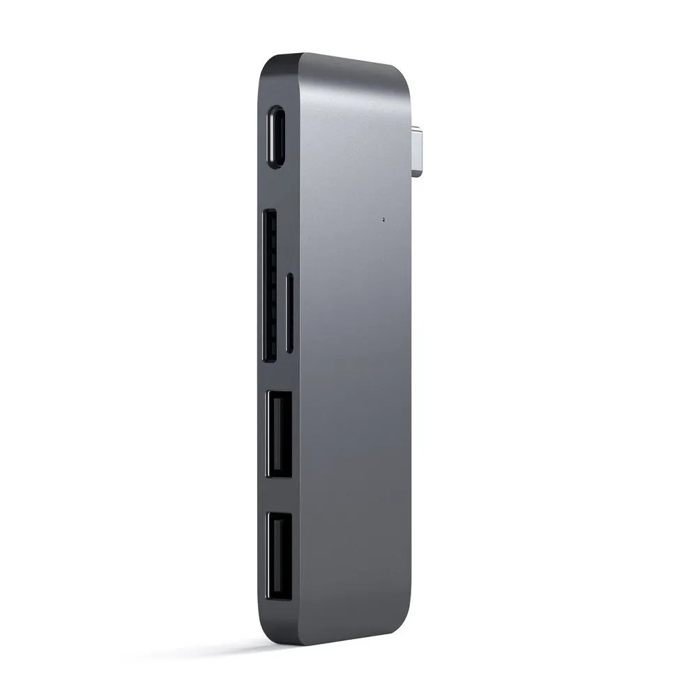 USB-хаб Satechi Type-C USB 3.0 Passthrough Hub (серый)