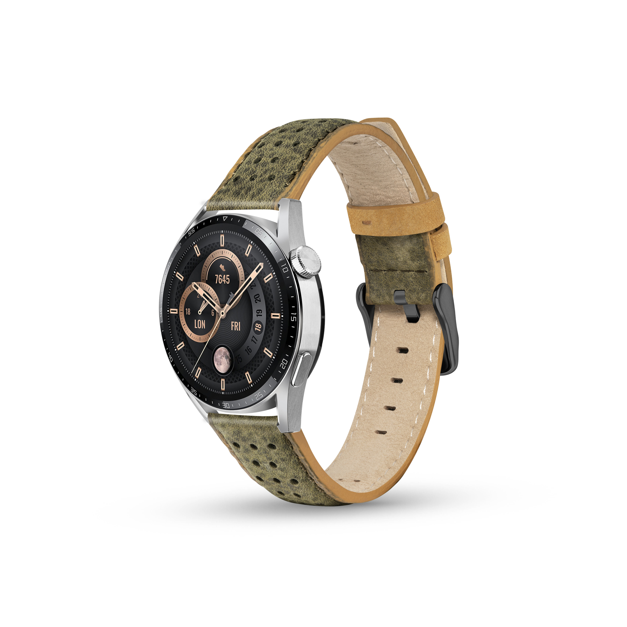 Кожаный ремешок Timberland Daintree (хаки, размер L)