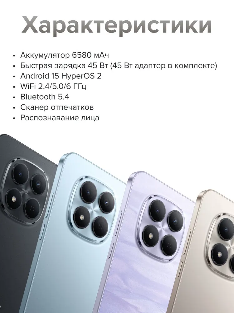 Смартфон Xiaomi Redmi Note Pro 5G 8/256 (синий)