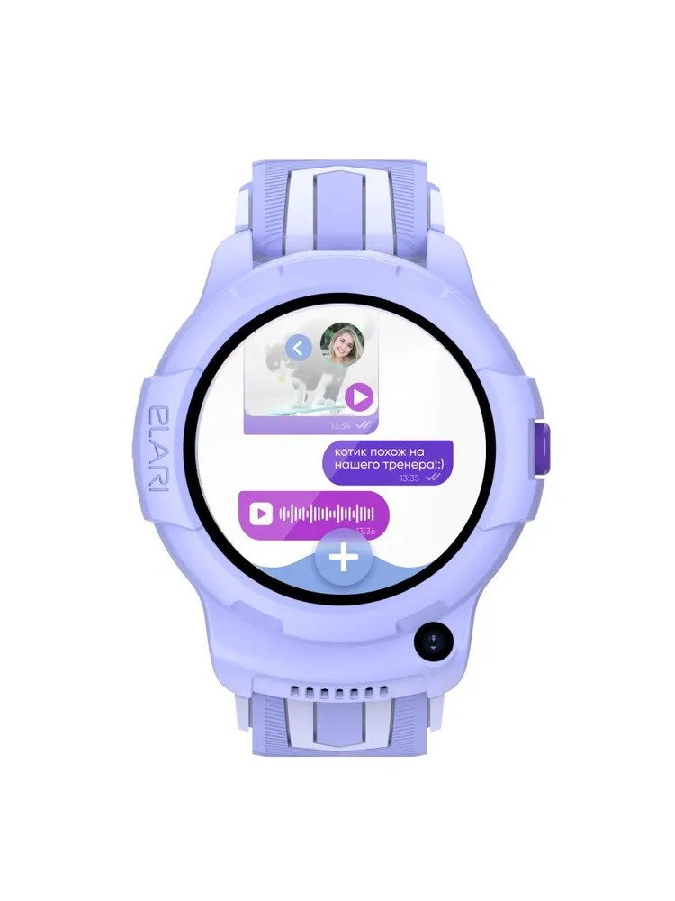 Умные часы Elari 4G Wink (фиолетовый)
