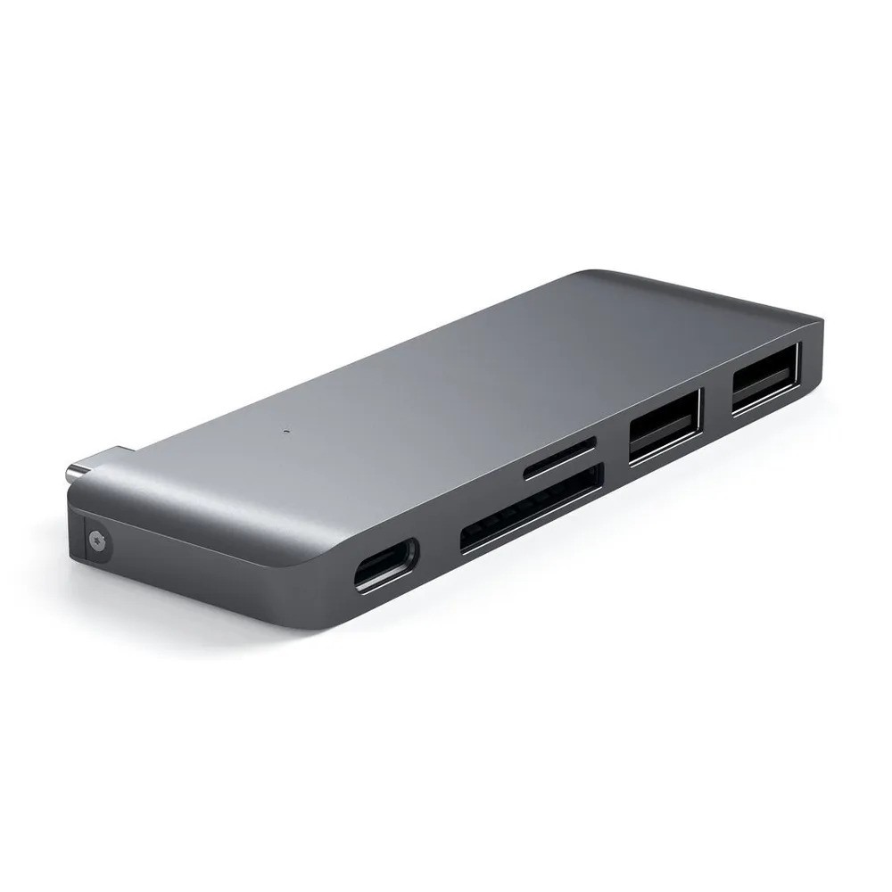 USB-хаб Satechi Type-C USB 3.0 Passthrough Hub (серый)