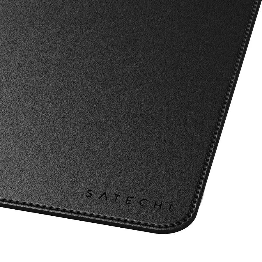 Коврик для мыши и клавиатуры Satechi Vegan-Leather Premium Desk Mat (черный)