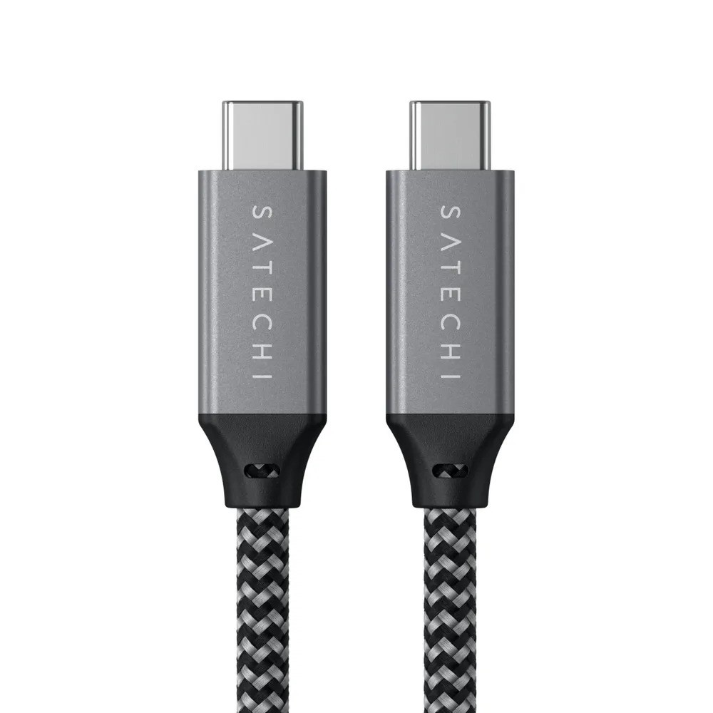 Кабель Satechi USB4 C to C (25см, серый)
