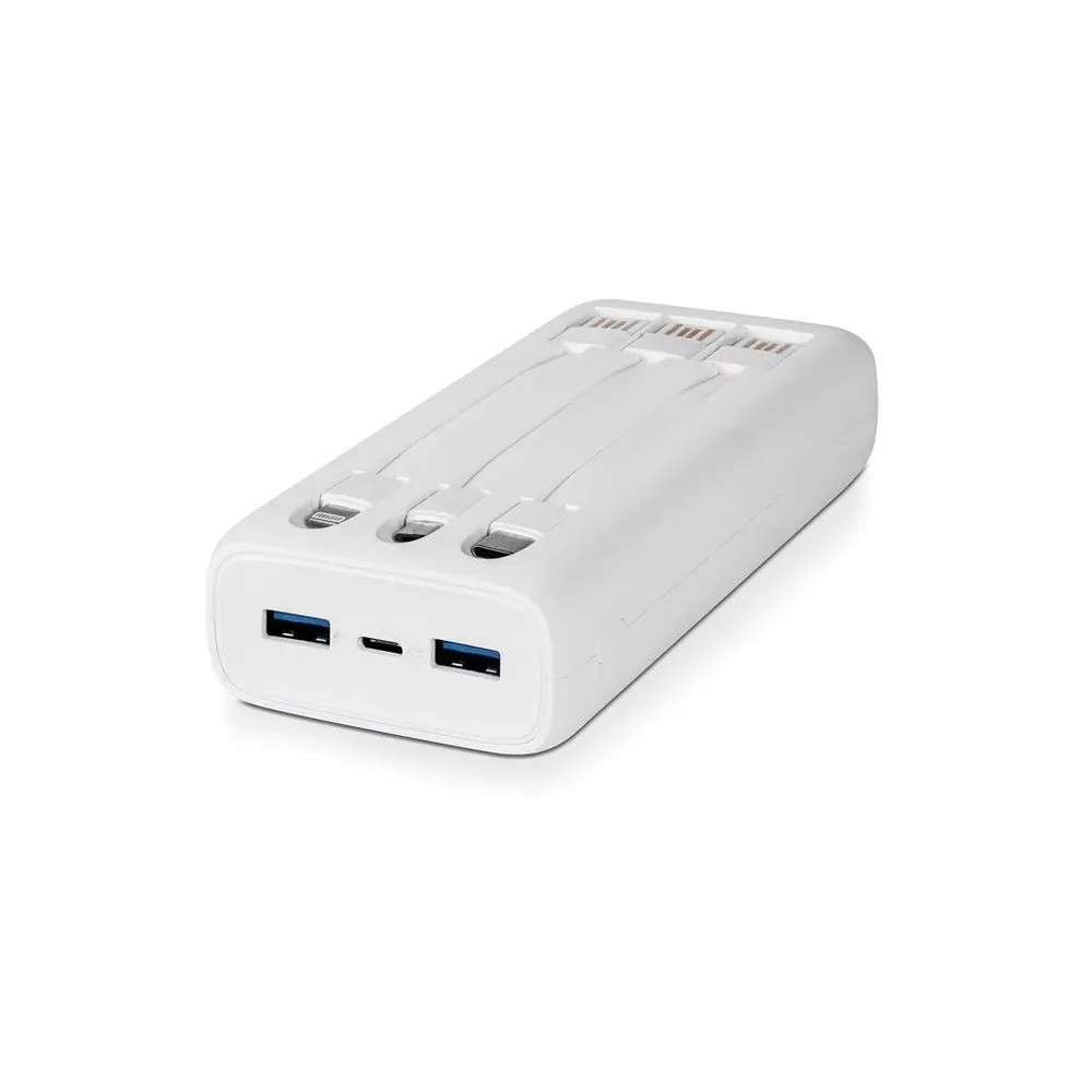 Внешний аккумулятор TTEC PowerSlim Trio LCD 20000 mAh (белый)