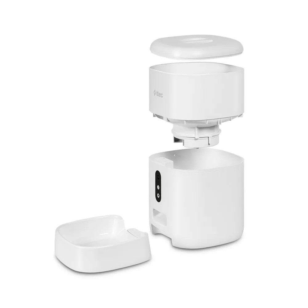 Автокормушка TTEC Foodi Pro Automatic Wi-Fi Smart Pet Feeder (белый)