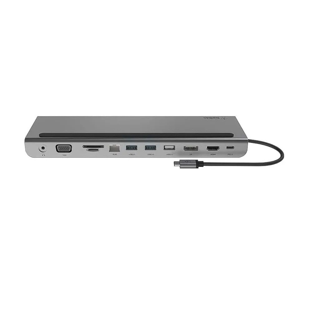 Док-станция Belkin Connect USB-C 11-in-1 Multiport Dock (серый)