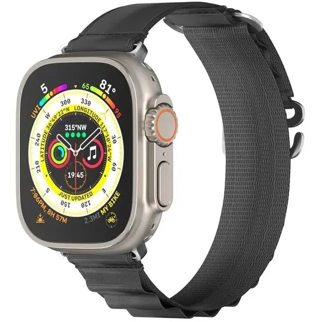 Ремешок для часов SwitchEasy MAW341160BK23 Active Sport Watch Loop (для Apple Watch, черный)