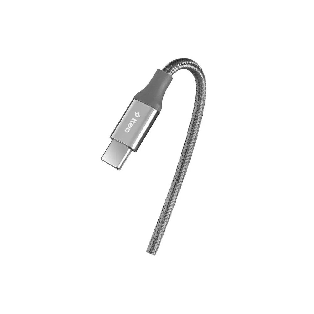 Кабель TTEC USB-C - USB-C AlumiCable 100W PD & Fast Charge Cable (150см, серый)
