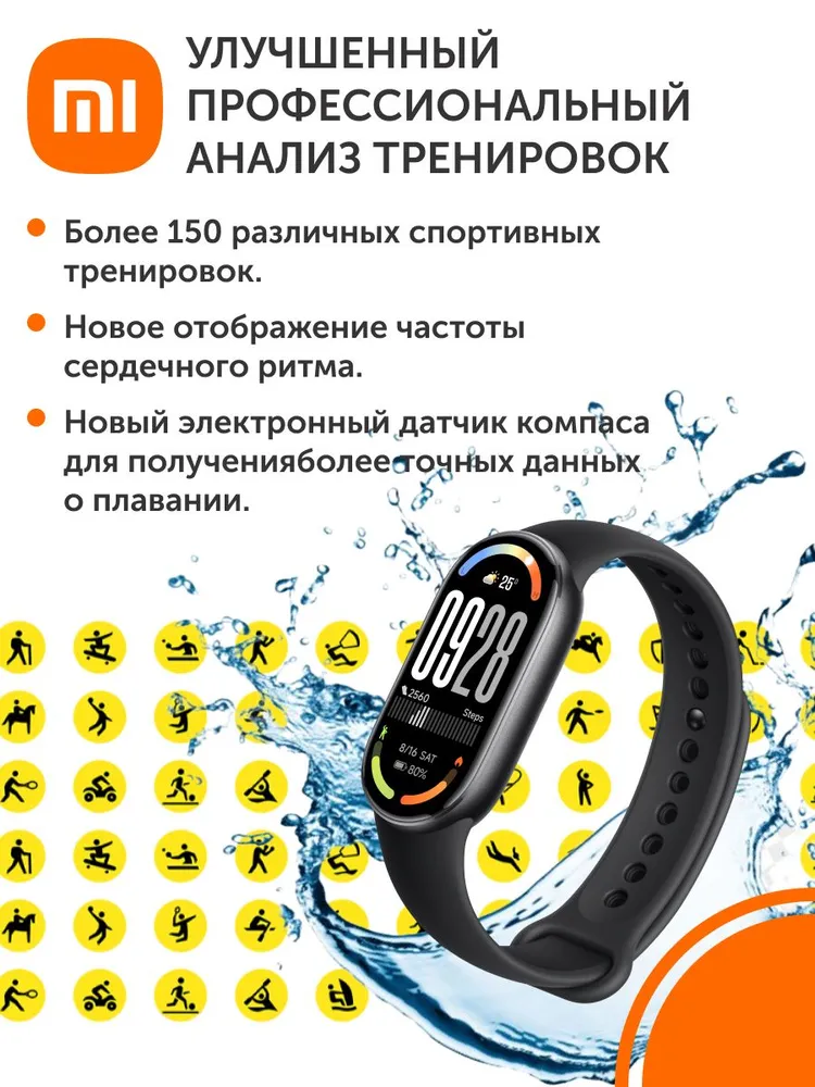 Фитнес-браслет Xiaomi Smart Band 10 (розовый)
