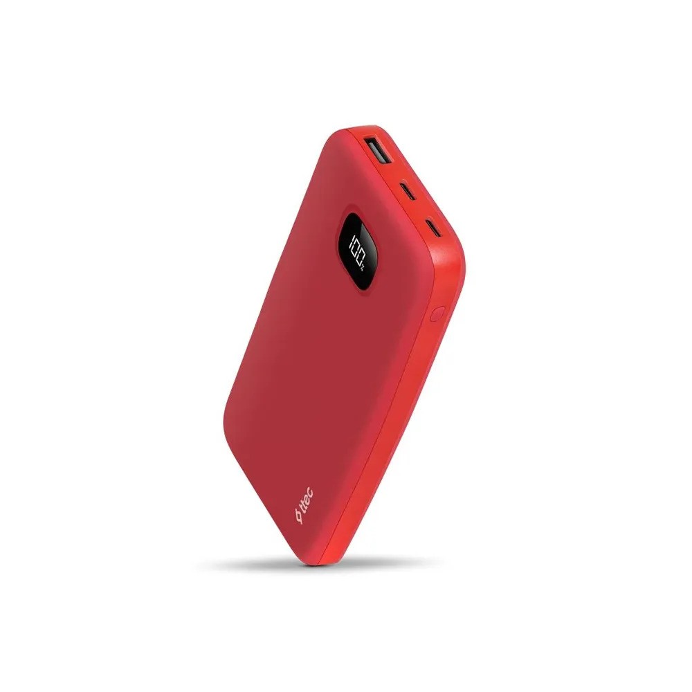 Внешний аккумулятор TTEC ChargeUp Pro LCD 10000 mAh (красный)