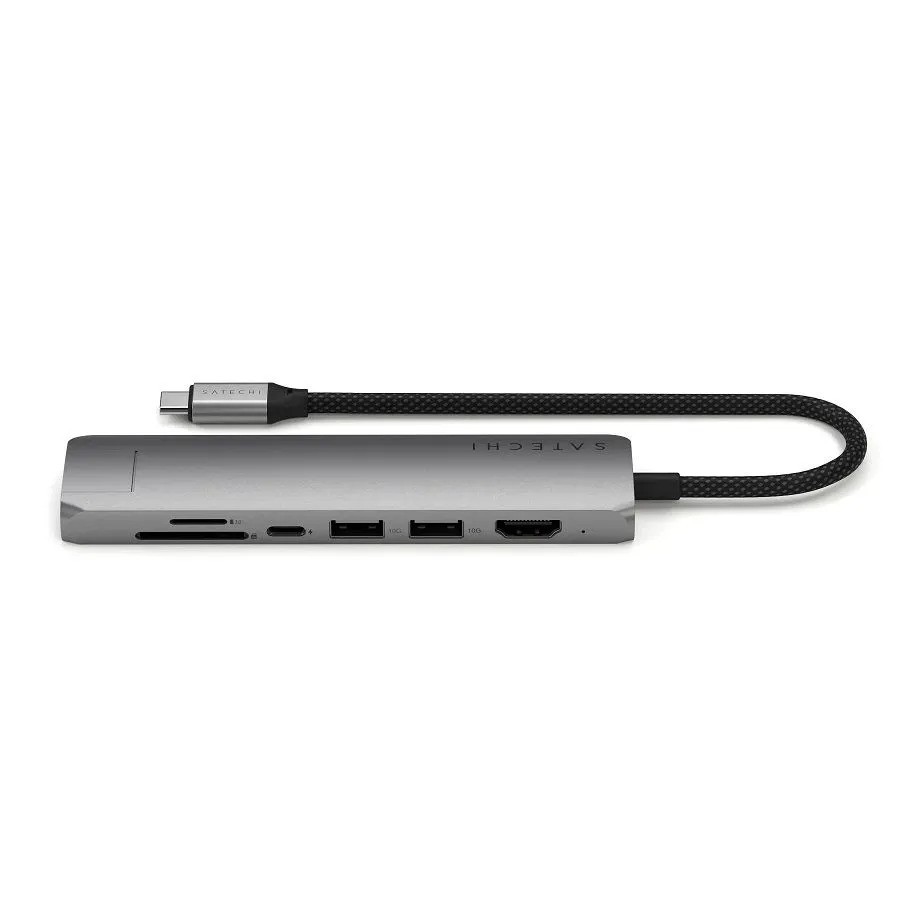 Адаптер Satechi 7-in-1 USB-C (7-в-1, серый)