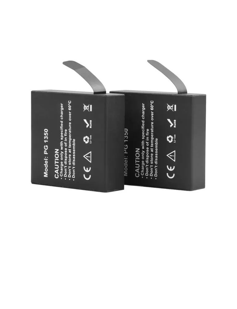 Аккумуляторные батареи для экшн-камеры AKASO Brave 7 LE (2x1350 мАч)