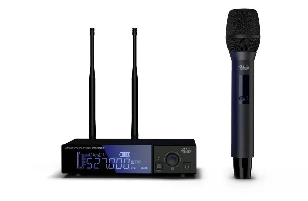 Одноканальная радиосистема с ручным передатчиком Октава OWS-U1200H plus (черный)
