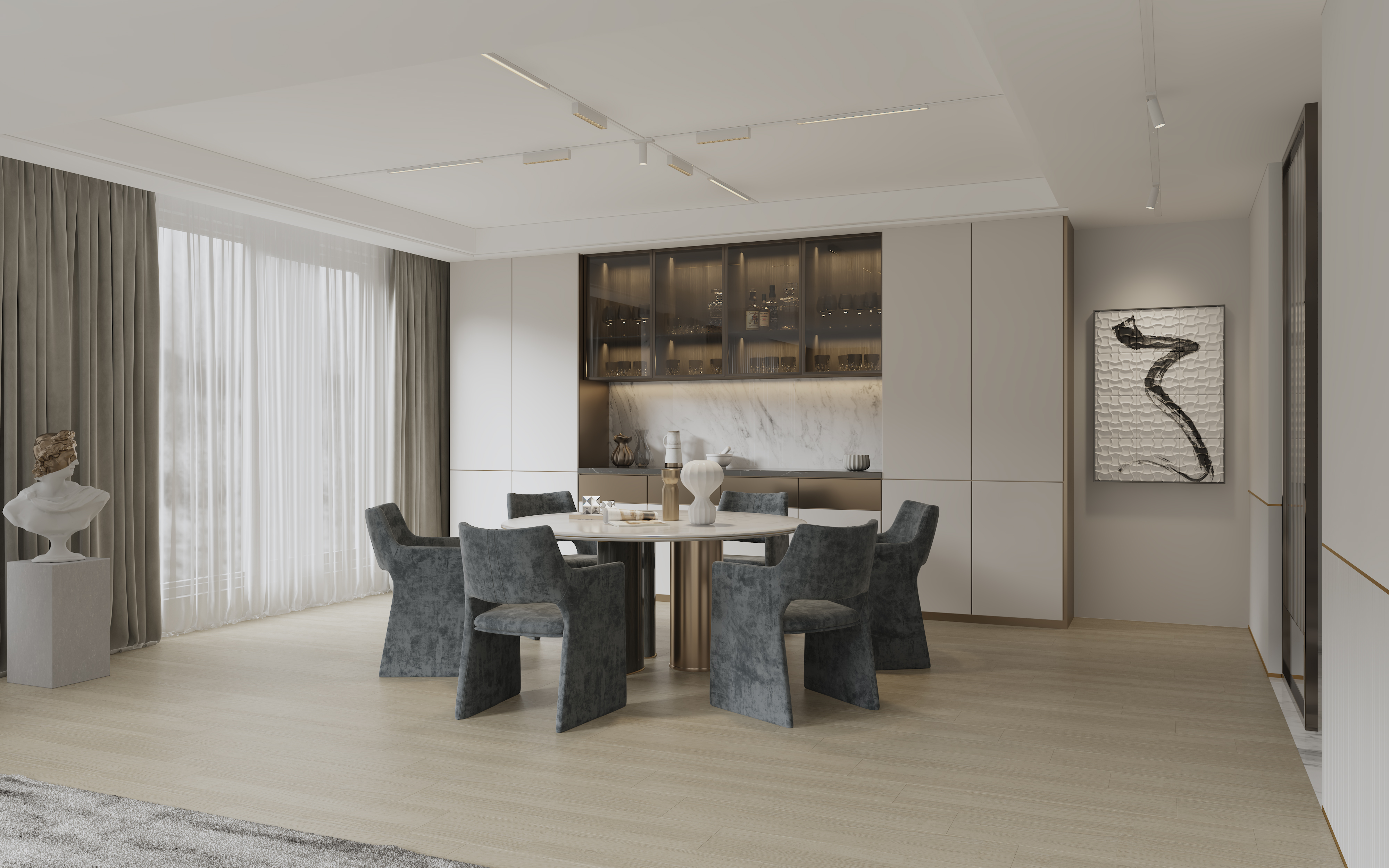 Трековый светильник Yeelight Pro P20 Magnetic Grille Light (магнитный, гриль большой, белый)