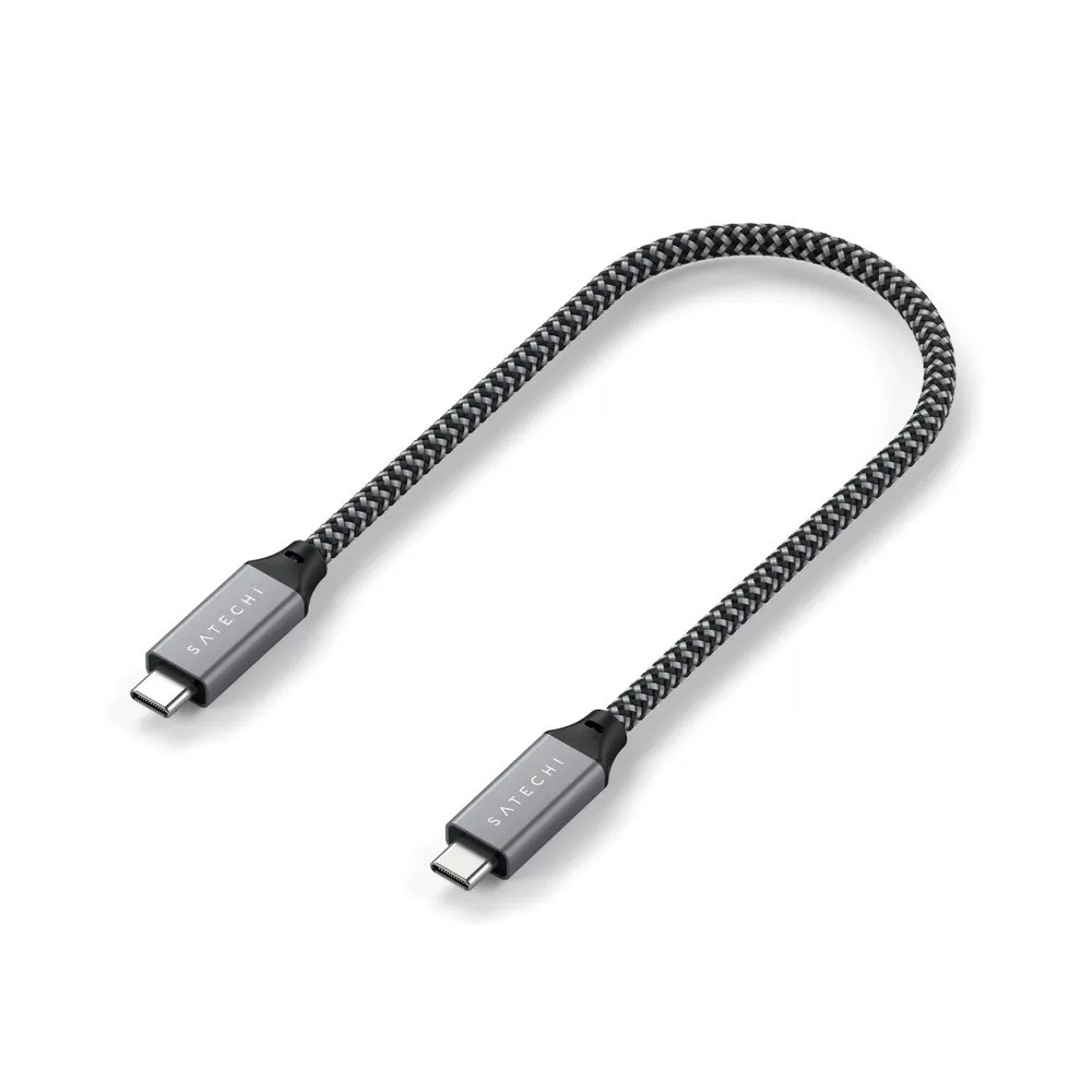Кабель Satechi USB4 C to C (25см, серый)