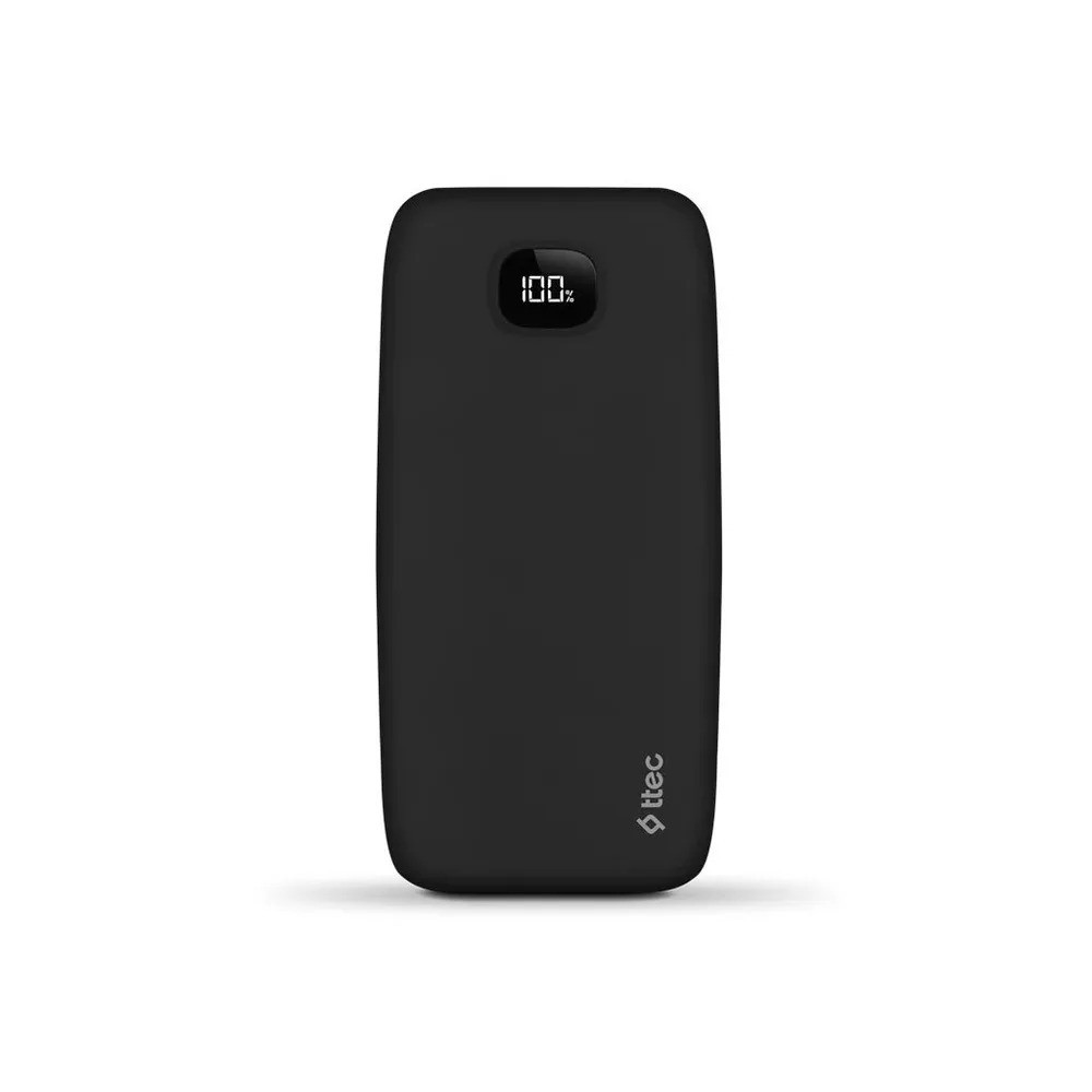Внешний аккумулятор TTEC ChargeUp LCD 20000 mAh (черный)