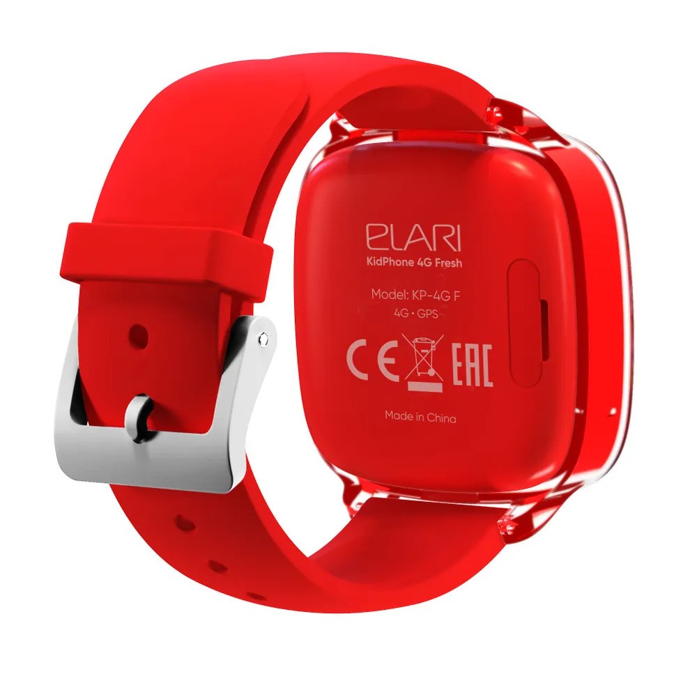 Детские умные часы Elari KidPhone Fresh 4G (красный)