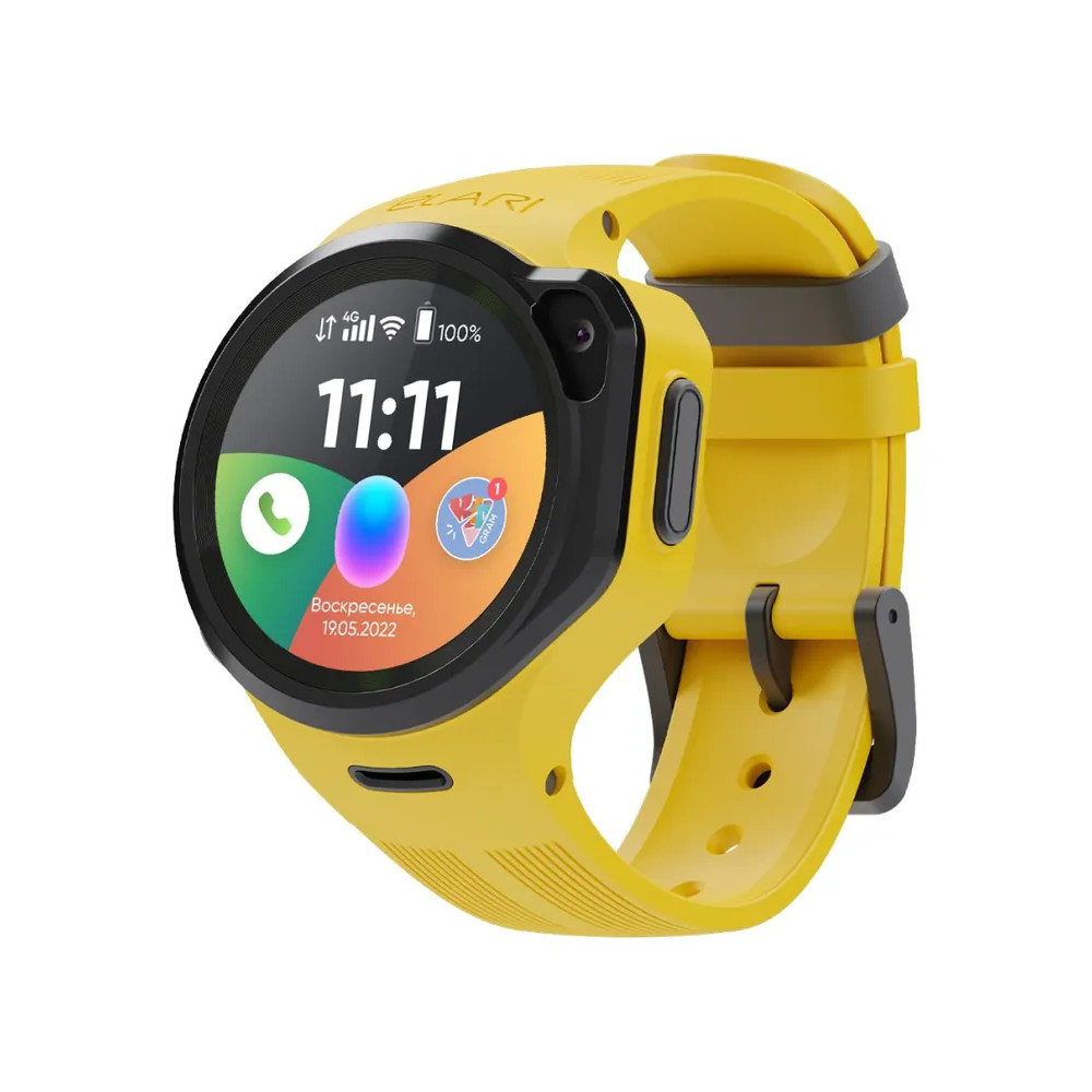 Детские умные часы Elari 4GR M (желтый)