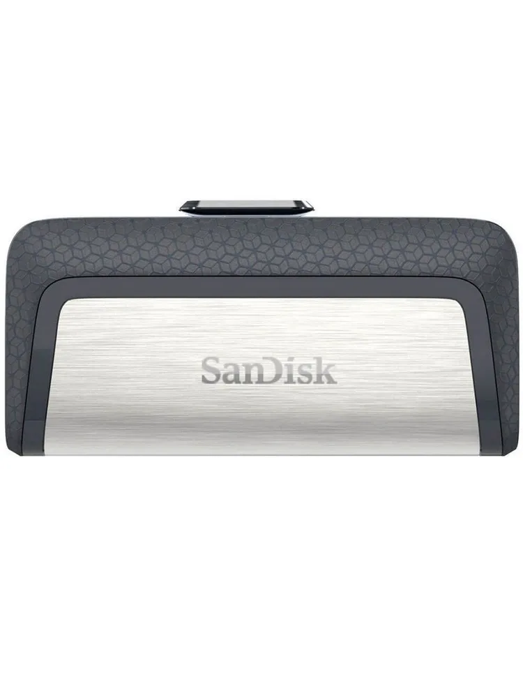 Флеш-накопитель SanDisk Ultra Dual Drive Type-C (64 ГБ, серебристый