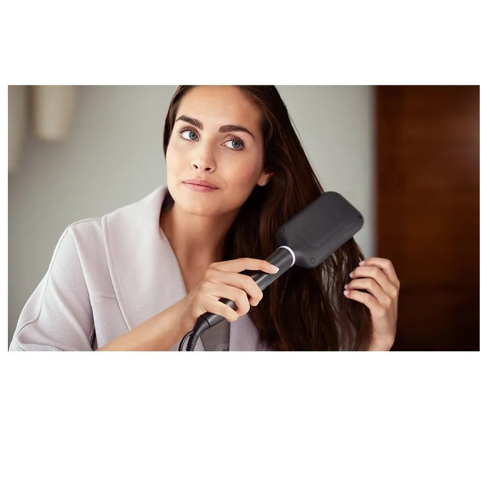 Расческа-выпрямитель Philips BHH880/00 (черный)