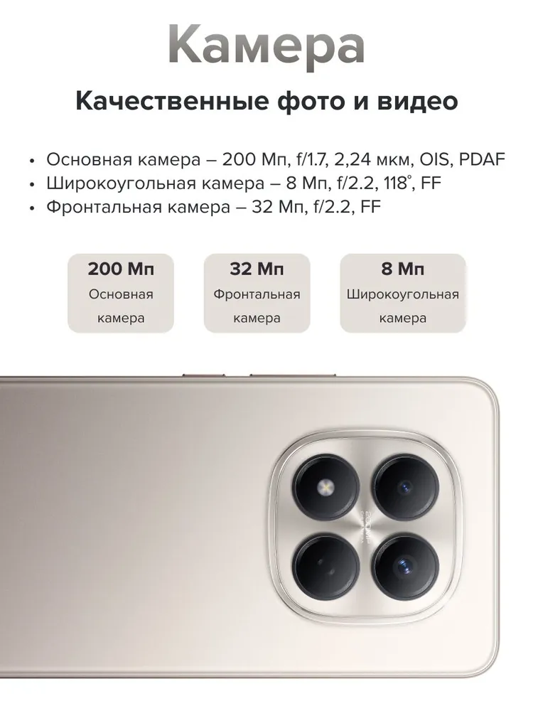 Смартфон Xiaomi Redmi Note 15 Pro 8/256 (черный)