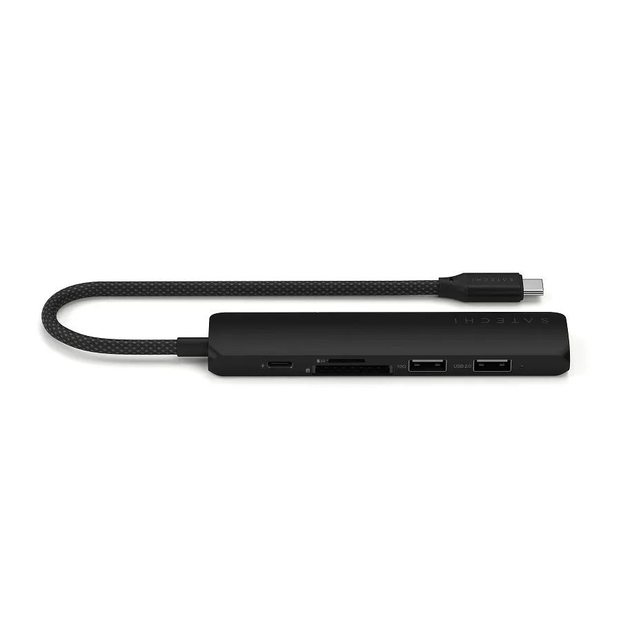 Адаптер Satechi 6-in-1 USB-C (6-в-1, черный)