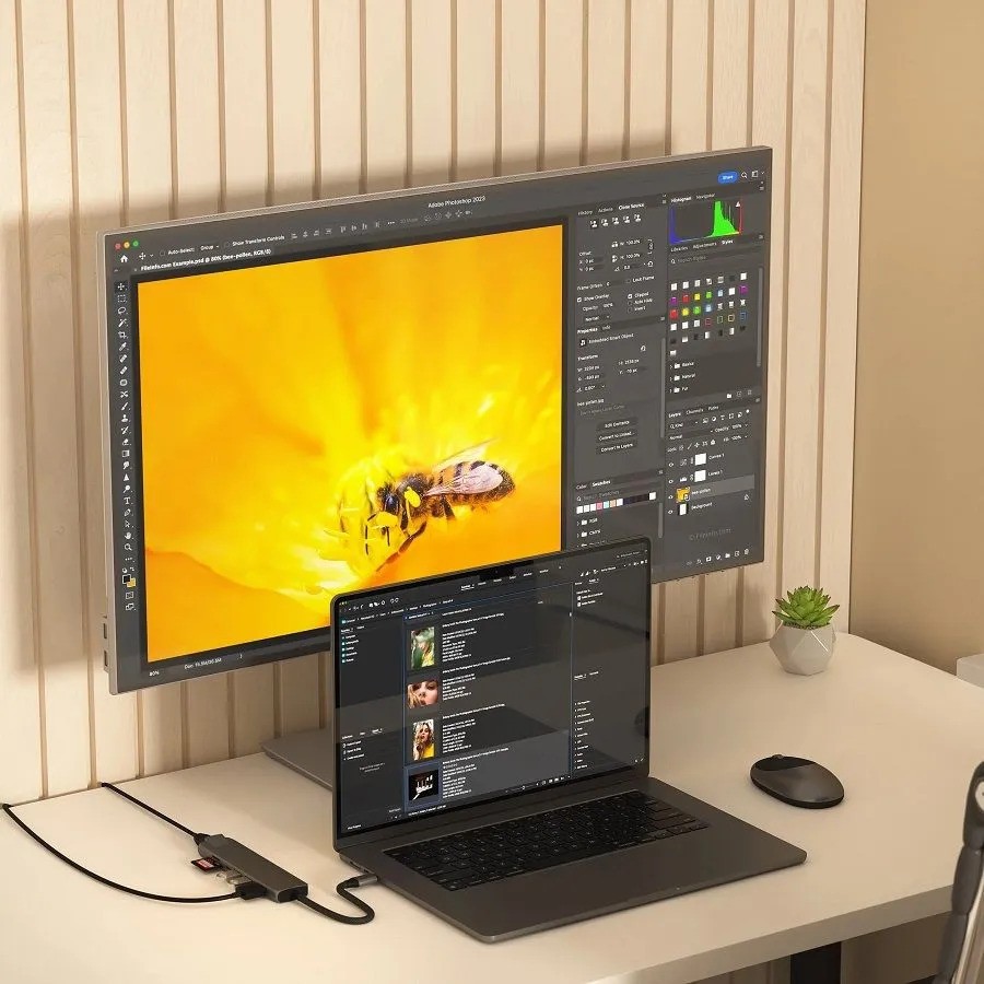 Адаптер Satechi 7-in-1 USB-C (7-в-1, серый)