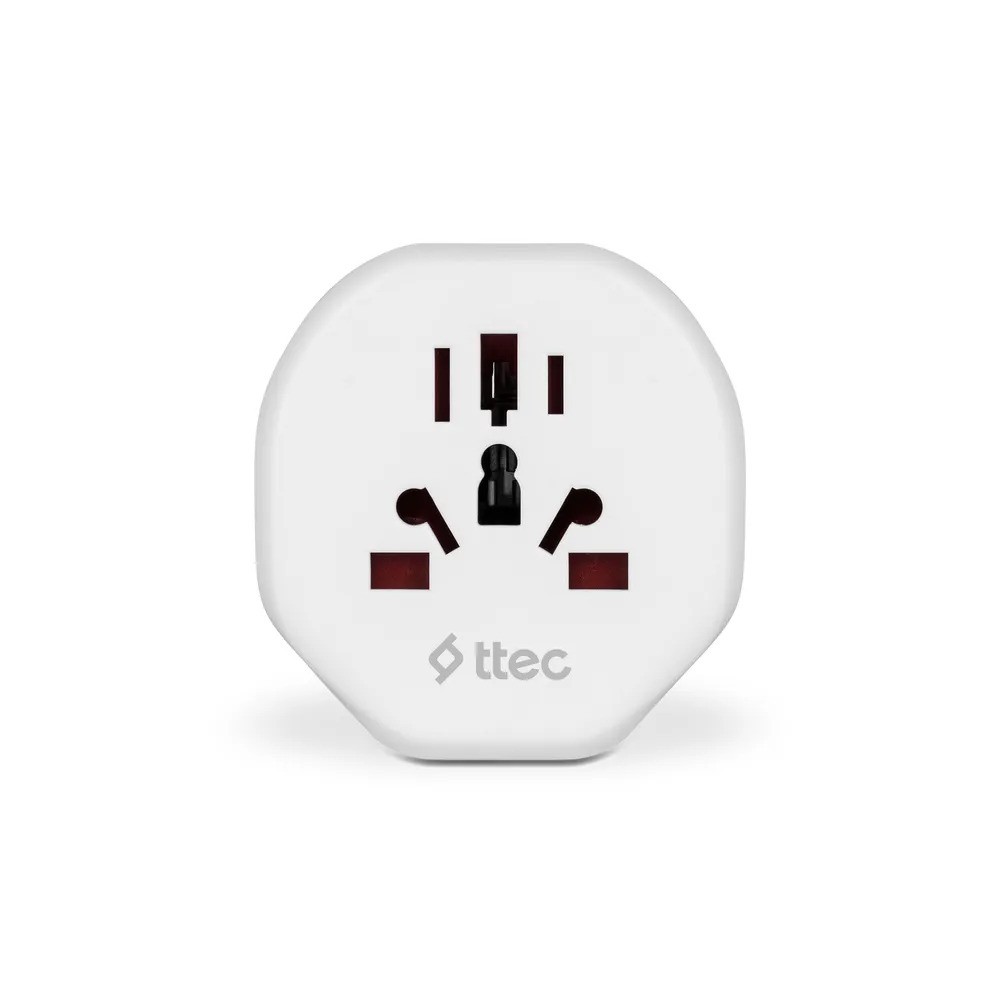 Сетевой переходник TTEC EU to Universal Convertor (белый)