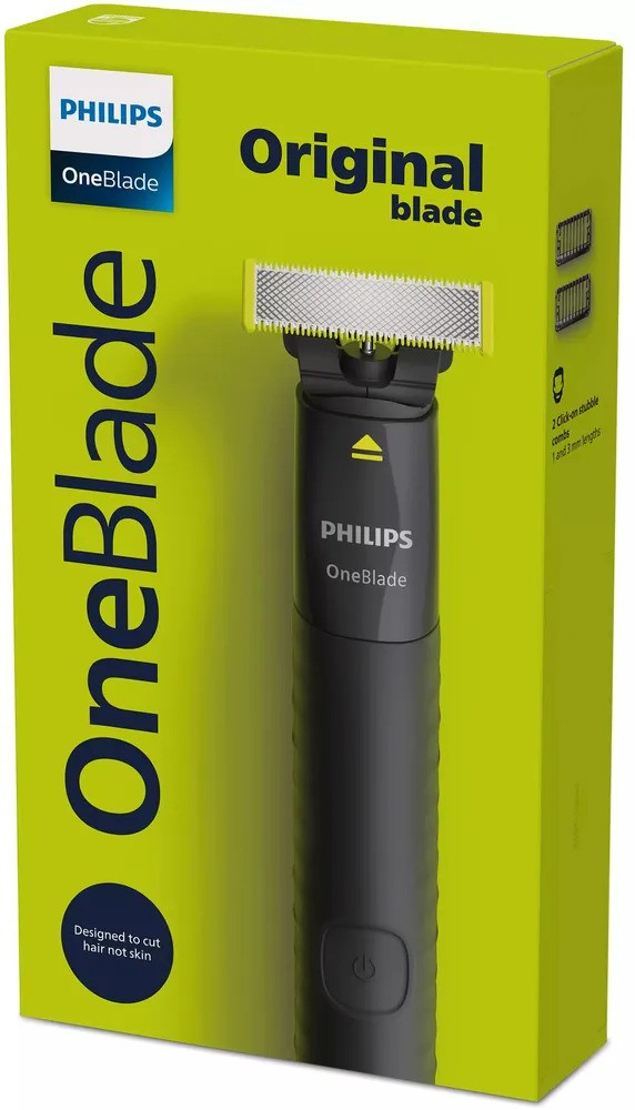 Триммер и бритва Philips OneBlade QP1424/10 (черный)