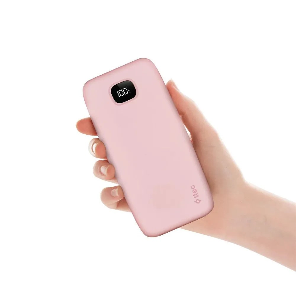 Внешний аккумулятор TTEC ChargeUp LCD 20000 mAh (розовый)